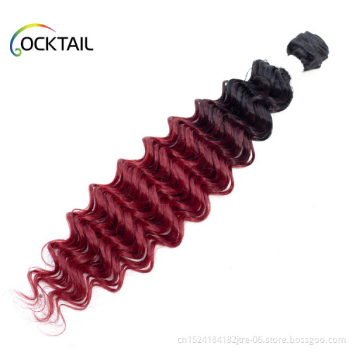 cheap synthetic fiber hair weft extension different types of synthetic hair weaving